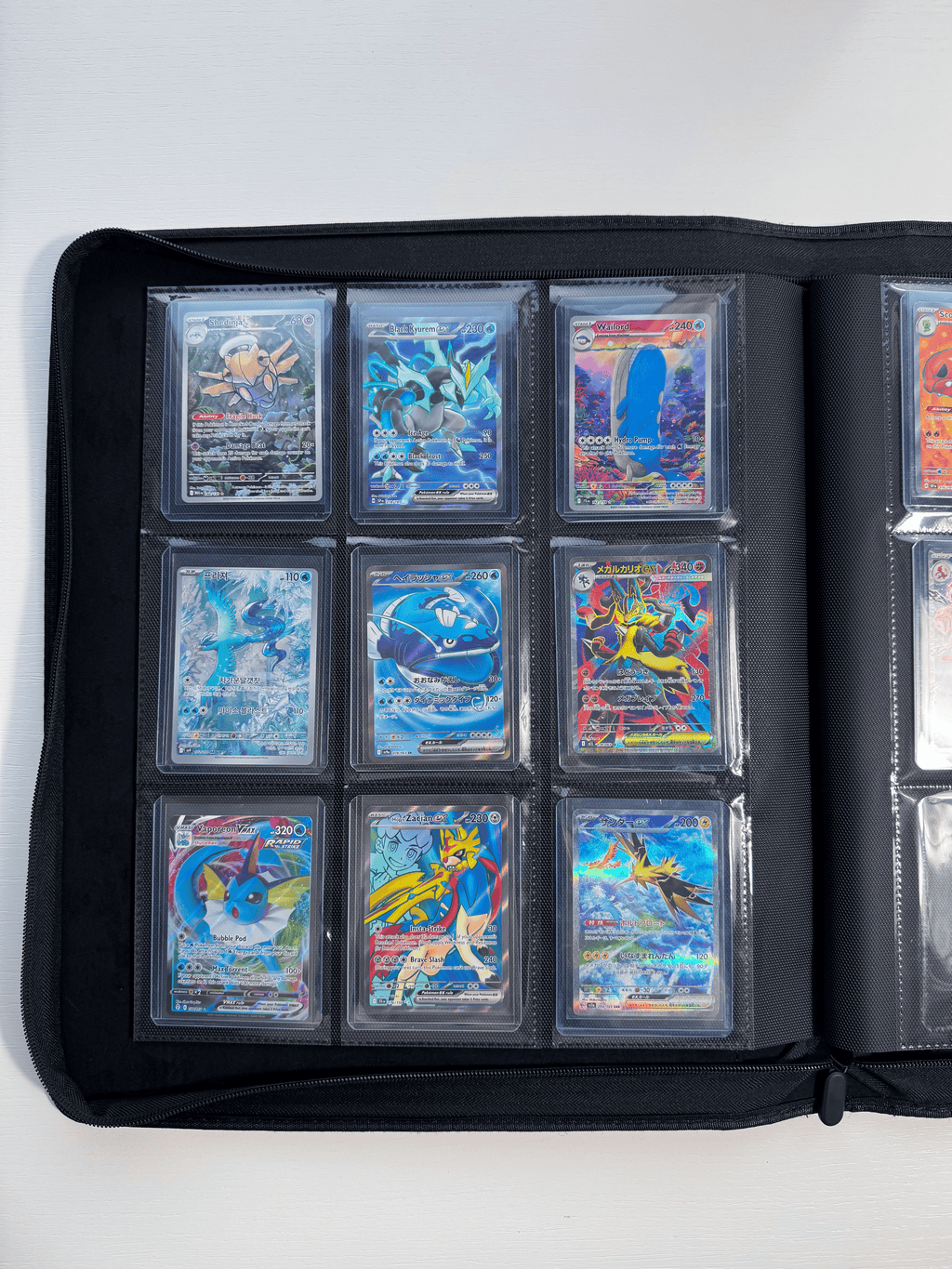 ZWARTE ZIP TOPLOADER BINDER